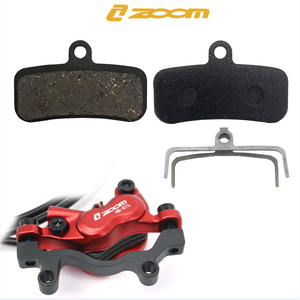 ZOOM HB876 HB875自行车盘式制动器附件MTB刹车片用于山地公路自行车半金属部件卡钳制动器 - Product Image 1