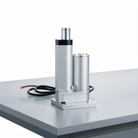 Actionneur linéaire électrique à courant continu 50 mm, moteur poussoir-tireur à aimant permanent avec montage à bride pour serrure de porte et maison intelligente