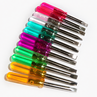 Mini tournevis de précision à tête cruciforme, tige en acier au carbone 45, poignée en plastique PS, outil manuel de 55 mm pour la réparation de montres et d'électronique