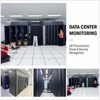 W-TEL Armoire de télécommunications intégrée intelligente micro-mini pour centre de données, rack de serveur 42U, rack modulaire, centre de données intérieur avec sécurité