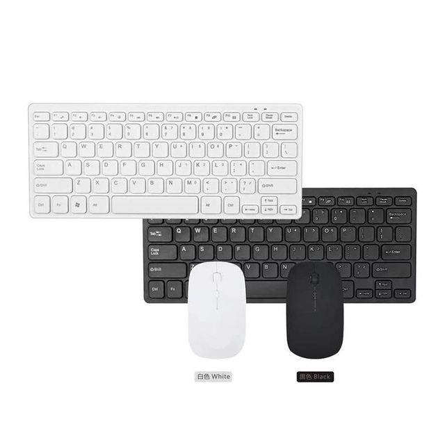 Hot Sale Factory Direct Price Mechanical Gaming Mini Keyboard Mouse Combo 2.4Ghz Wireless USB-C ROHS Certified