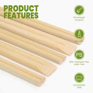 Palillos Desechables de Bambú Impresos Personalizados al por Mayor, 21-24 cm, Superficie Lisa, Diseño Moderno, Caja a Granel, Palillos para <span class=keywords><strong>Sushi</strong></span> Tensoge - Product Image 2