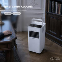 Climatiseur portable 4000 BTU, mode de refroidissement, contrôle intelligent par application, fonction de déshumidification, poignée supérieure, design minimaliste pour salon, approvisionnement export