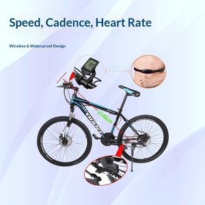 Computadora para Bicicleta 3 en 1, Monitor de Velocidad, Cadencia y Frecuencia Cardíaca, Inalámbrico, Impermeable, Pantalla en Inglés, Odómetro de Ciclismo, Material ABS - Product Image 5