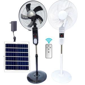 Isolfan <span class=keywords><strong>18</strong></span><span class=keywords><strong>นิ้ว</strong></span> AC DC <span class=keywords><strong>พัดลม</strong></span>ไฟฟ้าพลังงานแสงอาทิตย์แบบชาร์จไฟได้, <span class=keywords><strong>พัดลม</strong></span>ตั้งพื้นพร้อมแผงพลังงานแสงอาทิตย์และหลอดไฟสำหรับบ้าน - Product Image 2