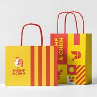 Boîtes à burger de poulet frit personnalisées sacs en papier grandes boîtes alimentaires recyclables papier sulfurisé pour emballage de fast-food