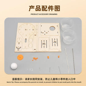 Juguete Educativo de Madera para Experimentar con Relojes de Agua Hidráulicos, para Niños de 3 a 6 Años, en Inglés, Materiales Hechos a Mano - Product Image 2