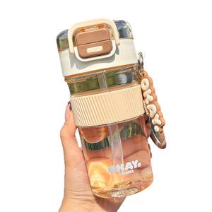 Bouteille d'eau sportive Okay Globe 500 ml en Tritan portable avec paille pour étudiants et usage extérieur - Product Image 3