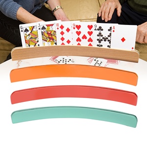 EASTOMMY-Portatarjetas <span class=keywords><strong>de</strong></span> Madera, Bandeja <span class=keywords><strong>de</strong></span> Soporte <span class=keywords><strong>de</strong></span> Madera con Manos Libres, Juego <span class=keywords><strong>de</strong></span> Cartas Familiar, para Cartas, para Juego, para la Familia, para el 2017 - Product Image 5