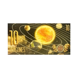 Nuovo Design di alta qualità carta di raccolta Copernicus 10 biglietto biglietto di plastica lamina d'oro placcato banconota - Product Image 5