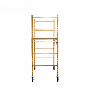 Andamio pintado de alta calidad, tubo de acero duradero para andamio de construcción, <span class=keywords><strong>plataforma</strong></span> de aluminio plegable móvil - Product Image 5