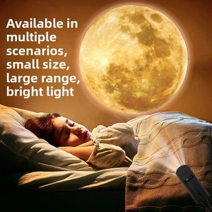 Lampada di Proiezione Stellare, Lampada di Proiezione Lunare, Luce di Benvenuto con Logo Luna, Luce Notturna per Camera da Letto, Luce di Sfondo Celebrità, Lampada Tramonto - Product Image 1