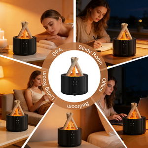 250ml di illuminazione <span class=keywords><strong>ambiente</strong></span> deodorante profumo profumo profumo fiamma umidificatore olio essenziale diffusore di Aroma di fuoco <span class=keywords><strong>per</strong></span> la casa - Product Image 4