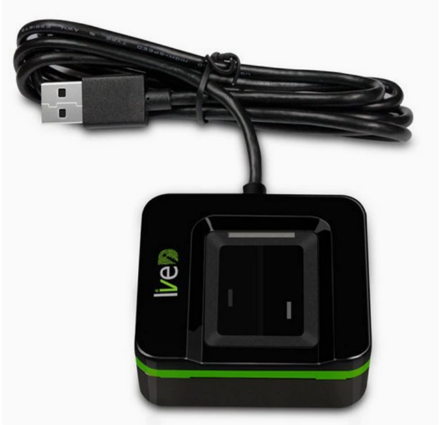 ZKT SLK20R USB Digital Biometric Fingerprint Scanner 500 Dpi Optical Sensor for Windows/Linux/Android/iOS Desktop Time