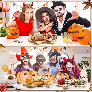 Bandeja de madera con diseño de fantasma para Halloween, plato decorativo de 30x25cm para servir aperitivos, frutas y pan en fiestas - Product Image 2