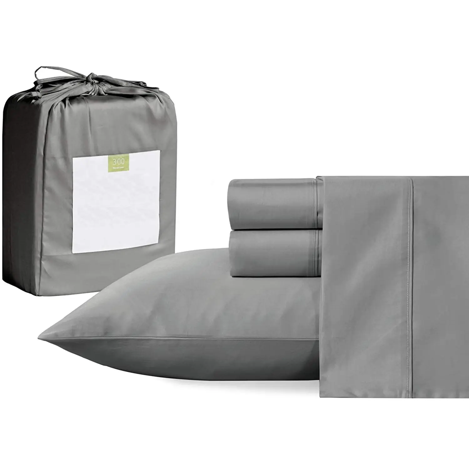 Standaard Textiel Dubbele Lakens Size 100% Katoen 300 Thread Count Home Lakens Bed Set 100% Katoen Luxe