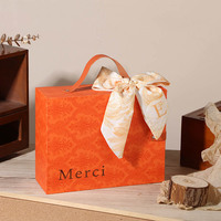 Nouvelle boîte cadeau vintage pour les fêtes, boîte d'emballage pour sous-vêtements et soutien-gorge de type tiroir avec poignée, en stock, vente en gros