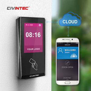 CT9 Touch Screen <strong>RFID</strong> <strong>Reader</strong> Door QR Code Access Controller Ethernet Linux Based for Outdoor - Product Image 1