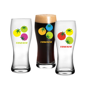 Vaso de Cerveza Estilo <span class=keywords><strong>Pub</strong></span> Británico, Vasos para Beber Cerveza, Vasos de Cerveza Irlandeses de 16 oz - Juego de 6 con Logotipo Impreso, Logotipo Personalizado - Product Image 3