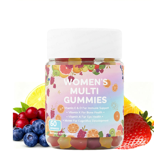 Women's Daily Gummy Multivitamins 16 <strong>Vitamins</strong> &amp; Minerals Energy Metabolism <strong>Hair</strong> Skin &amp; Nails - Product Image 1