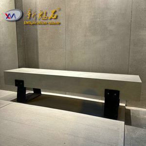 Nuevo Banco de Hormigón GRC Magic Stone, 3 cm de Grosor, Color Personalizable, Uso en Interiores y Exteriores - Product Image 1