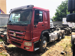 La cabeza de camiones para remolque <span class=keywords><strong>Tata</strong></span> Daewoo Howo A7 venta caballo 40Ton plana Semi-remolque camión Tractor usado - Product Image 2