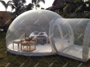 Tienda de campaña transparente para exteriores, carpa inflable para acampar, tienda de <span class=keywords><strong>cine</strong></span> para Hotel - Product Image 2