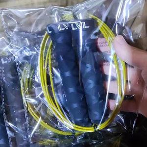 Siêu Tốc Độ Nhanh Bỏ Nhảy Dây Ánh Sáng Trọng Lượng PP Xử Lý Chất Lượng Bóng Mang 2.5/3.4Mm PVC Bìa Dây Thép Nhảy Dây - Product Image 2