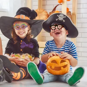 Óculos de papel para festa de Halloween, adereços, decorações, máscara de festa de ano novo, óculos de festa de Natal e Halloween