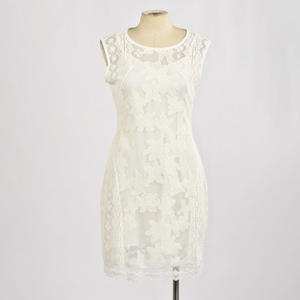 Vestidos de encaje de algodón con garantía de calidad. Venta directa de fabricantes. Vestido de verano sin mangas. - Product Image 2