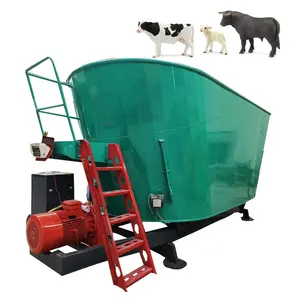 Automation Vertical Mixer Tmr Feeder Livestock Cattle Goat Tmr Feed Grinder and Mixer Price