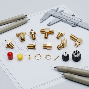 Série <span class=keywords><strong>de</strong></span> connecteurs coaxiaux RF SMA N Type BNC FAKRA TNC DIN 7 16 Haute fréquence 50 Ohm 75 Ohm Kit d'adaptateurs - Product Image 3