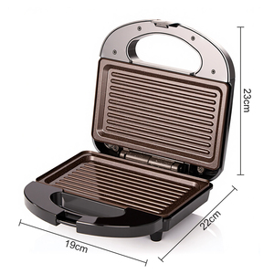 RAF Design Sandwich Maker <span class=keywords><strong>Sandwichera</strong></span> 750W Fácil de usar y limpiar Uniforme Heat Sandwich Making Machine - Product Image 2