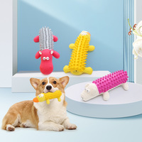 Jouets couineurs en latex pour animaux 2025 - Canard, Hippopotame, Cochon, jouets pour chiens résistants à la mastication, jeu interactif pour chiots et chiens de petites et moyennes races