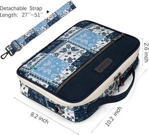 Muestra Gratuita de Fábrica, Funda para Biblia de Mujer con 2 Compartimentos, Estuche Grande para Biblia con Bolsa de Transporte - Product Image 2