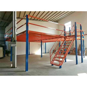 Tùy Chỉnh Nhiệm Vụ Nặng Nề Lửng Giá Thép Loft Nền Tảng Kho Gác Mái Đa Lớp Lưu Trữ Tầng Hệ Thống - Product Image 1