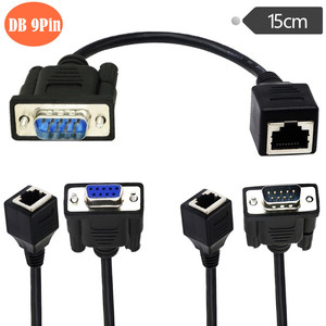 สายเคเบิลอะแดปเตอร์ DB9 เป็น RJ45 ขนาด 15 ซม. ขั้วต่อ D-Sub สำหรับการขยายพอร์ตอนุกรม - Product Image 1