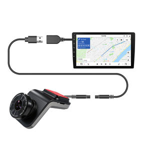 Rhythm Sleek 140 °   Cámara frontal gran angular para salpicadero 1080P HD ADAS con visión nocturna USB para coches Android - Product Image 4