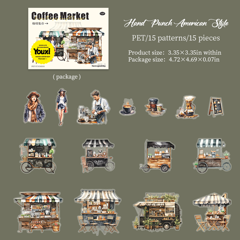 D Americano hecho a mano