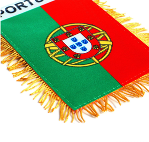 Drapeau <span class=keywords><strong>portugais</strong></span> à franges à suspendre à la fenêtre, mini drapeau, bannière, décoration pour rétroviseur de voiture, drapeau <span class=keywords><strong>portugais</strong></span> à franges double face à suspendre - Product Image 5