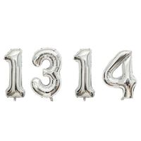 Vente en gros, promotion exceptionnelle : Ballon chiffre en aluminium personnalisable, grand format 32 pouces, couleur brillante, pour décoration de fête romantique et joyeux anniversaire.