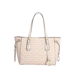 Bolso de Hombro Tipo Tote de Gran Capacidad con Estampado Retro y Letras, Estilo 2026 para Mujer - Product Image 1