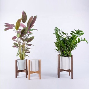 Supports de pots de fleurs d'usine, porte-plante en <span class=keywords><strong>bois</strong></span> pour l'intérieur - Product Image 3