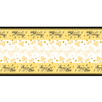 Nouvel ensemble de décoration de fête d'anniversaire sur le thème de l'abeille : serviettes en papier, gobelets, assiettes, nappe et décorations de scène