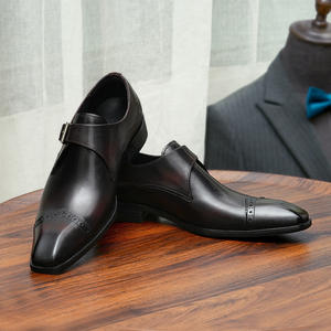 Chaussures de mariage pour hommes 2026, respirantes, souples, légères, sur mesure, en cuir véritable, à enfiler, pour le bureau et la carrière - Product Image 4