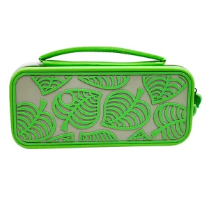Switch EVA Hard carrying green case for Nintendo switch Portable travel hard bag Animal leaf element made of EVA material