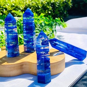 Wholesale Nice Blue Smelting <b>Crystal</b> Tower Polished for Healing and Home Decor <b>Cheap</b> Price <b>Crystal</b> Gifts - Product Image 1