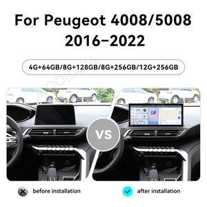 Autoradio MOOKAKA Qualcomm 15,8 pouces Android 15 pour <span class=keywords><strong>Peugeot</strong></span> 4008/<span class=keywords><strong>5008</strong></span> 2016-2022, appareil stéréo de voiture DVD, système audio GPS Navi, unité principale - Product Image 2