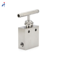 Vanne à pointeau hydraulique en acier inoxydable à haute pression haute pression 20, 000 psi