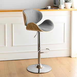 Tabourets <span class=keywords><strong>de</strong></span> bar pivotants en fer forgé, populaires, bon marché, modernes américains, en <span class=keywords><strong>toile</strong></span> <span class=keywords><strong>de</strong></span> <span class=keywords><strong>jute</strong></span>, en cuir PU, en cuir <span class=keywords><strong>de</strong></span> luxe, en bois massif - Product Image 6